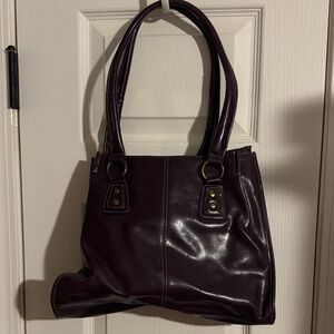 Nine & Co. Dark Purple Shoulder Bag